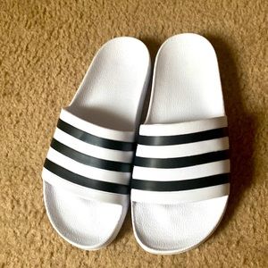Adidas slides black/white